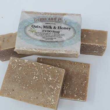 Oats, Milk & Honey EVOO Soap